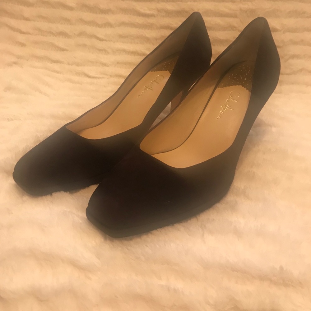 Cole Haan Brown Suede Heels